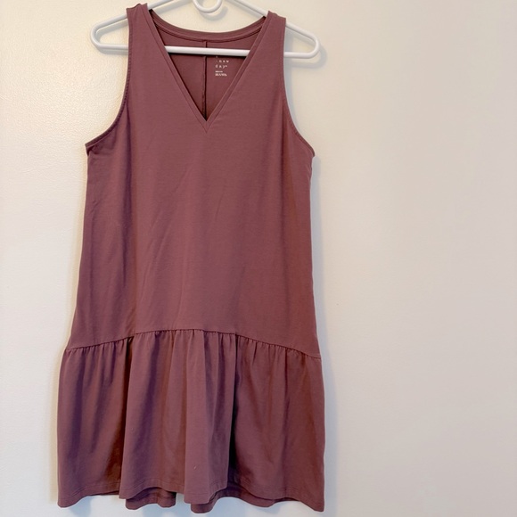 a new day Dresses & Skirts - A New Day Women's Medium Sleeveless V-Neck Pullover Mauve Pink Summer Mini Dress